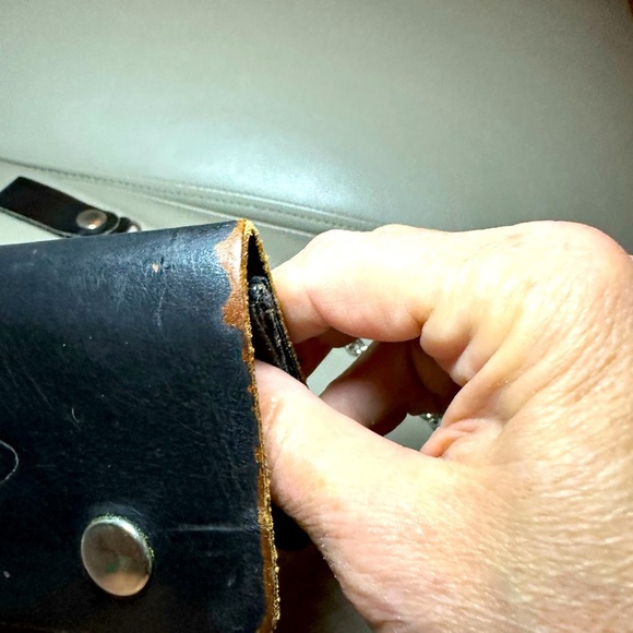 Bulldog Vintage Leather Biker Wallet "Bad to the Bone" - Great Condition - Picture 5 of 8